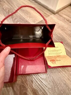 Authentic Cartier bag, box and card.
